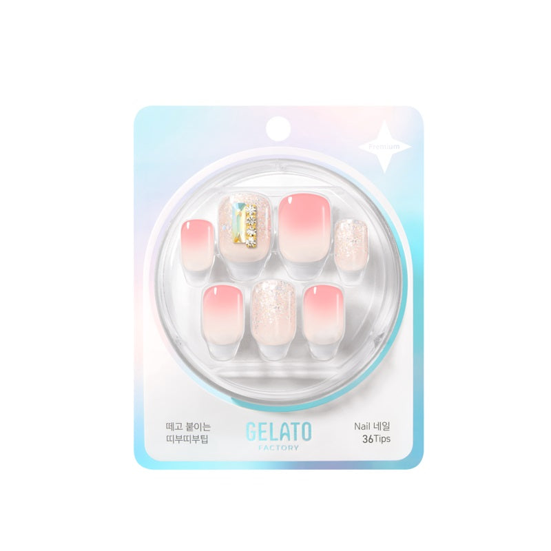 Gelato Factory Ttibu Ttibu Tip Nail  36PCS | Sasa Global eShop