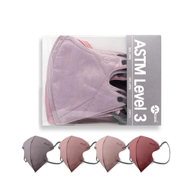 Medeis 3D Disposable Medical Mask - Velvet 20PCS | Sasa Global eShop