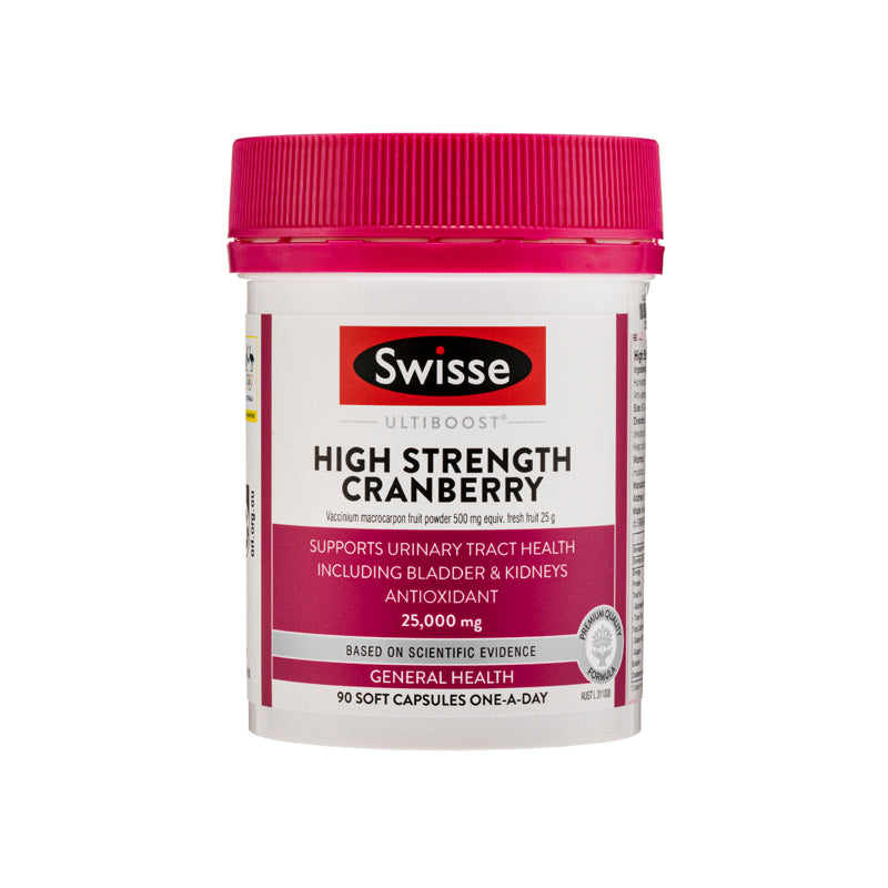 Swisse Ultiboost High Strength Cranberry 90 Capsules | Sasa Global eShop