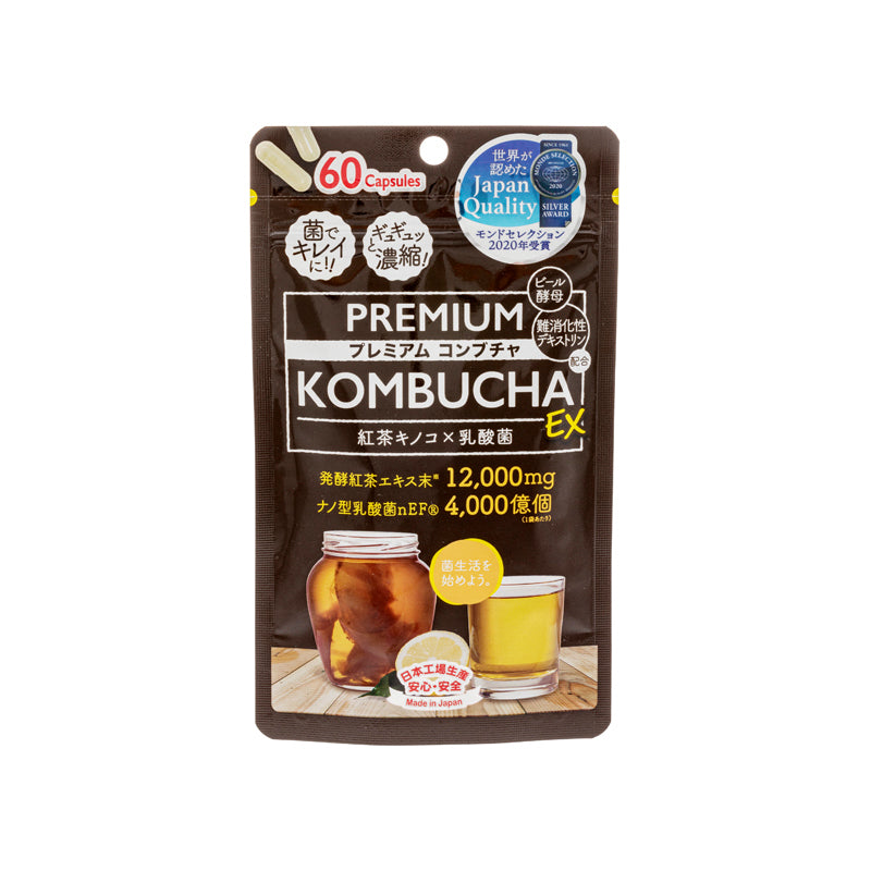 Japan Gals Kombucha Lactic Acid Pill 60Capsules | Sasa Global eShop