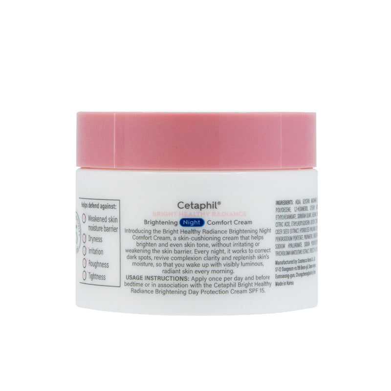 Cetaphil Bright Health Radiance Brightening Night Comfort Cream 50G | Sasa Global eShop