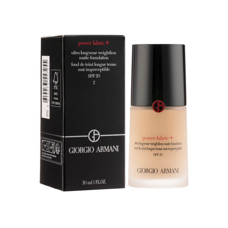 Giorgio Armani Power Fabric+ Ultra Longwear Weightless Matte Foundation | Sasa Global eShop