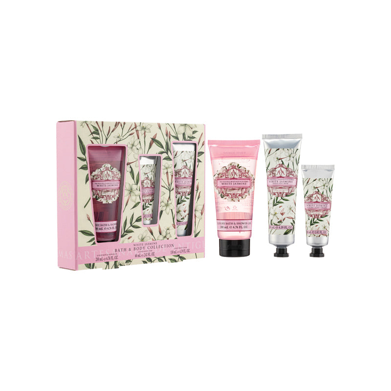 Aromas Artesanales De Antigua Bath & Body Collection White Jasmine 3 PCS | Sasa Global eShop