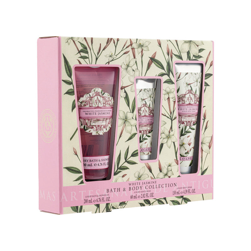 Aromas Artesanales De Antigua Bath & Body Collection White Jasmine 3 PCS | Sasa Global eShop