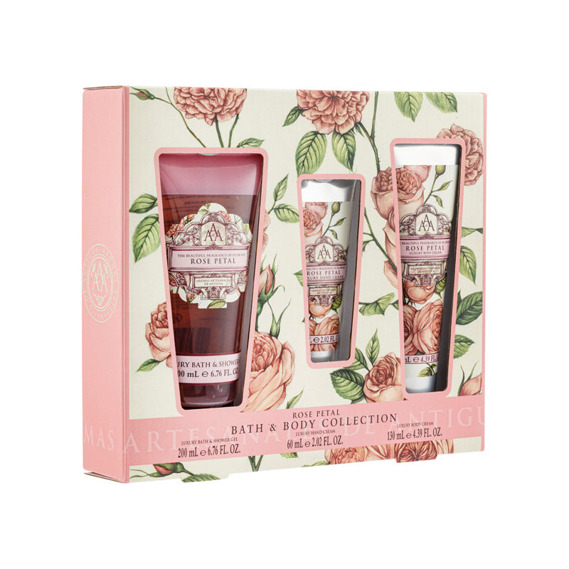 Aromas Artesanales De Antigua Bath & Body Collection Rose Petal 3PCS | Sasa Global eShop