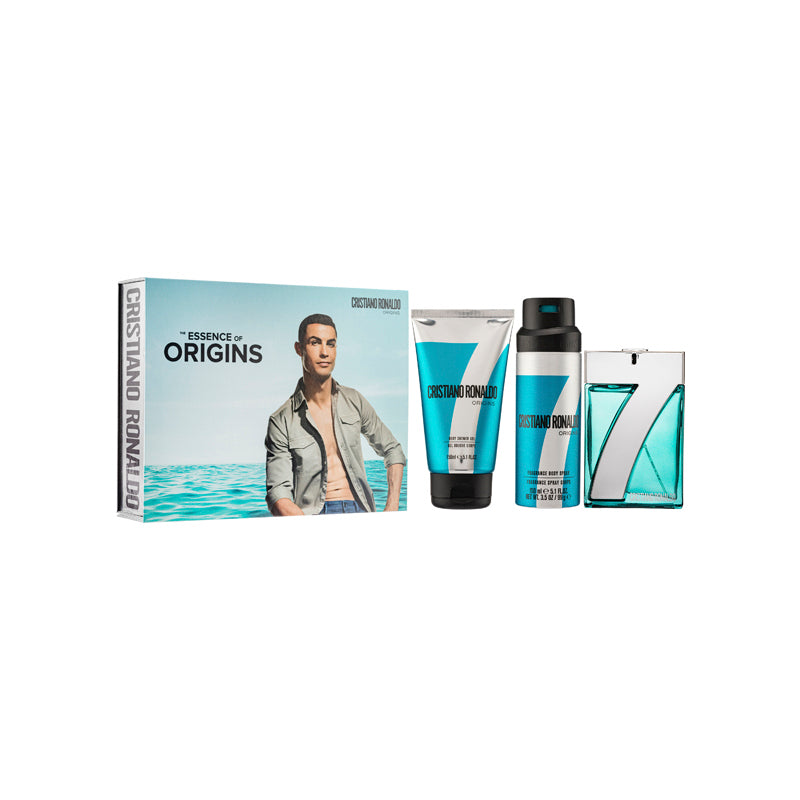 Cristiano Ronaldo 7 Origins Eau De Toilette Gift Set  3PCS | Sasa Global eShop