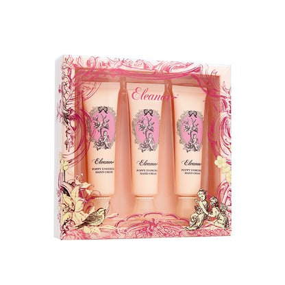 Eleanor Poppy Enriching Hand Cream Set 3PCS | Sasa Global eShop