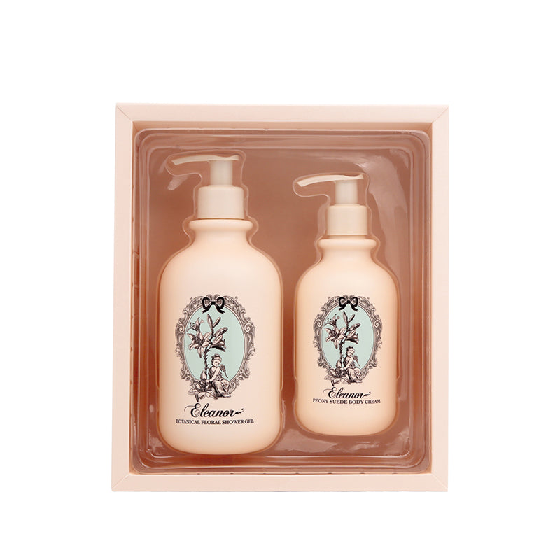 Eleanor Peony Shower Gel & Body Cream Set 2 PCS | Sasa Global eShop