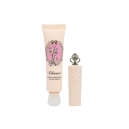 Eleanor Poppy Hand Cream And Rose Lip Treatment Set 2PCS | Sasa Global eShop