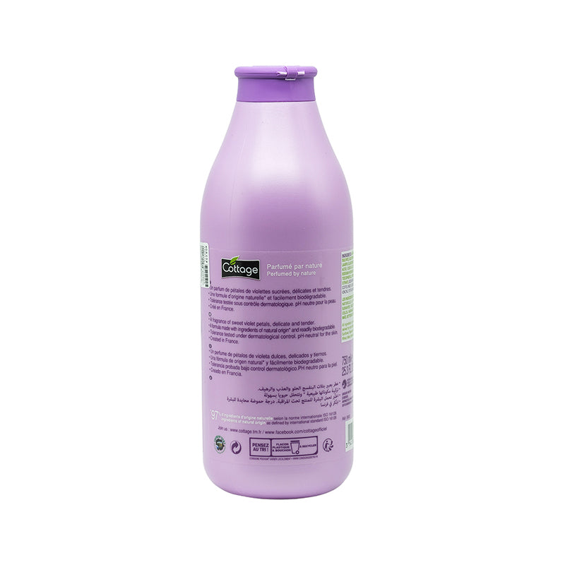 Cottage Moisturizing Shower Gel And Bath Milk Violet 750ML | Sasa Global eShop