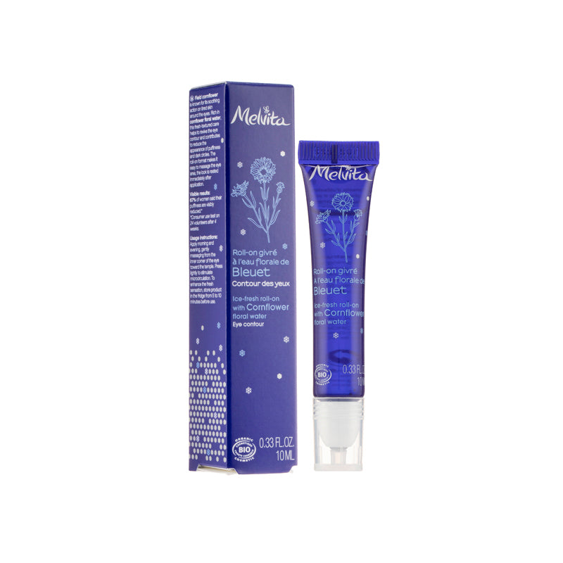 Melvita Ice-Fresh Roll-On With Cornflower Floral Water Eye Contour 10ML | Sasa Global eShop