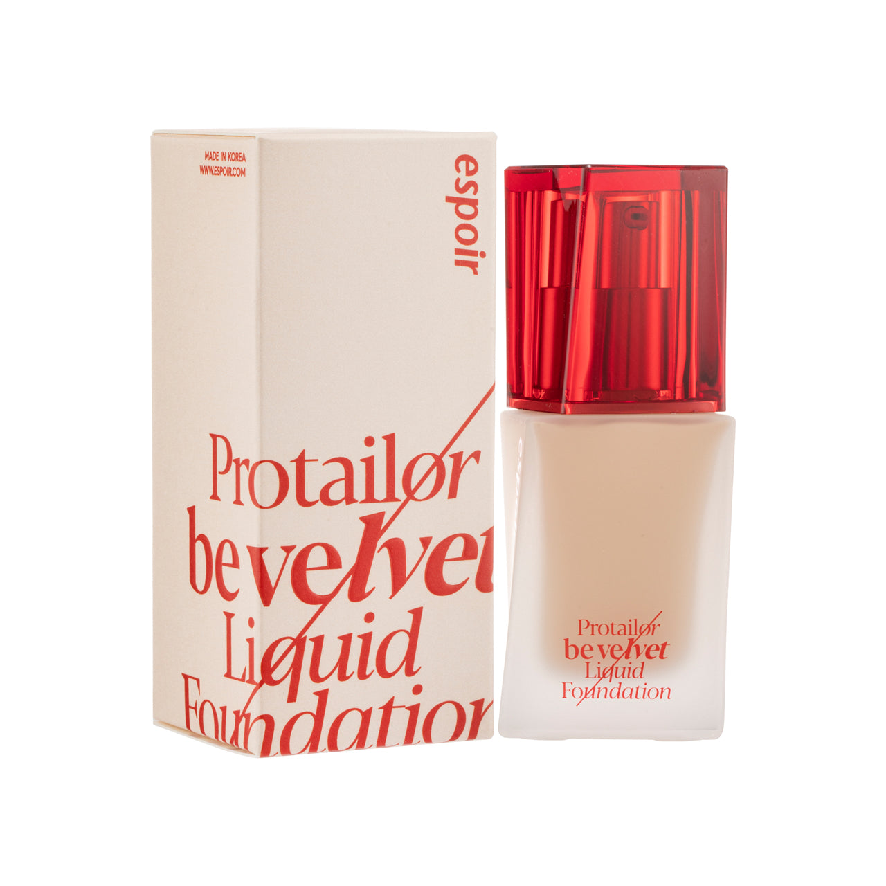 Espoir Pro Tailor Be Velvet Liquid Foundation SPF22 Pa++ 30 ML | Sasa Global eShop