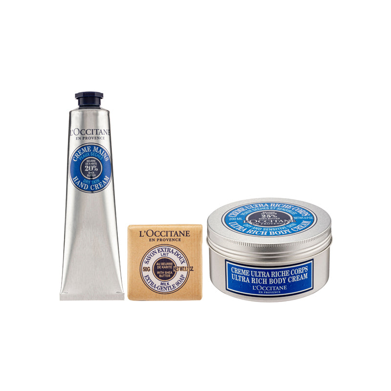 L'Occitane Shea Butter Body Care Set 3PCS | Sasa Global eShop