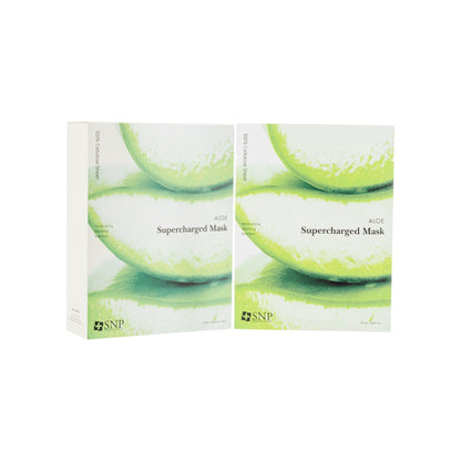 Snp Aloe Supercharged Mask 10PCS | Sasa Global eShop