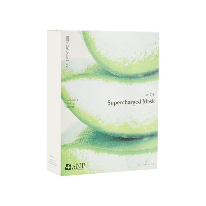 Snp Aloe Supercharged Mask 10PCS | Sasa Global eShop